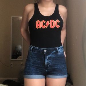 AC/DC band bodysuit